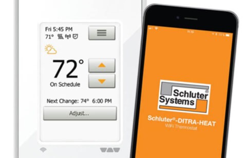 Schluter WiFi Thermostat | Goetze Bros. Carpet & Furniture